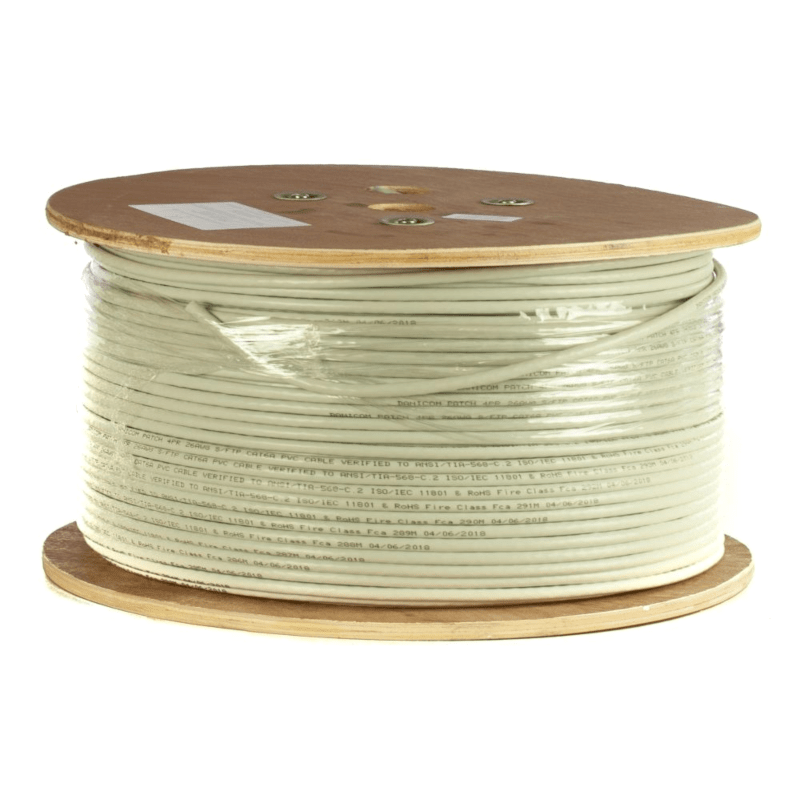 DANICOM CAT6A U/UTP 500m kabel op rol stoepel - PVC (Fca)
