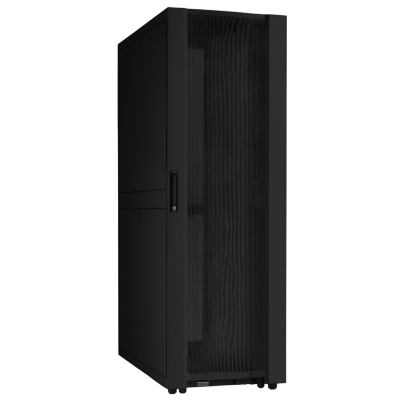 48U Datacenter serverkast met geperforeerde deur 600x1200x2250mm (BxDxH)