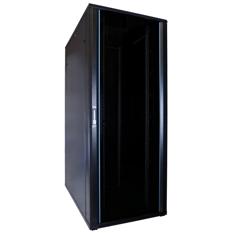 42U serverkast met glazen deur 800x1200x2000mm (BxDxH)