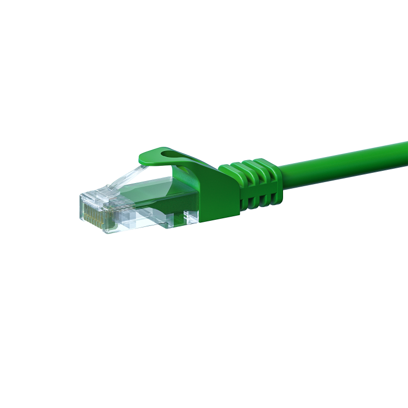 UTP CAT5e patchkabel 0,50m groen - 100% koper