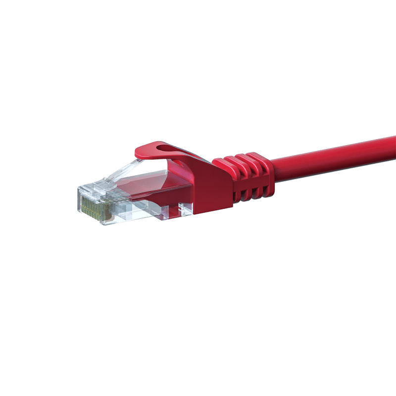 UTP CAT5e patchkabel 5m rood - 100% koper