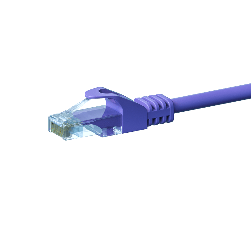 UTP CAT5e patchkabel 20m paars - 100% koper