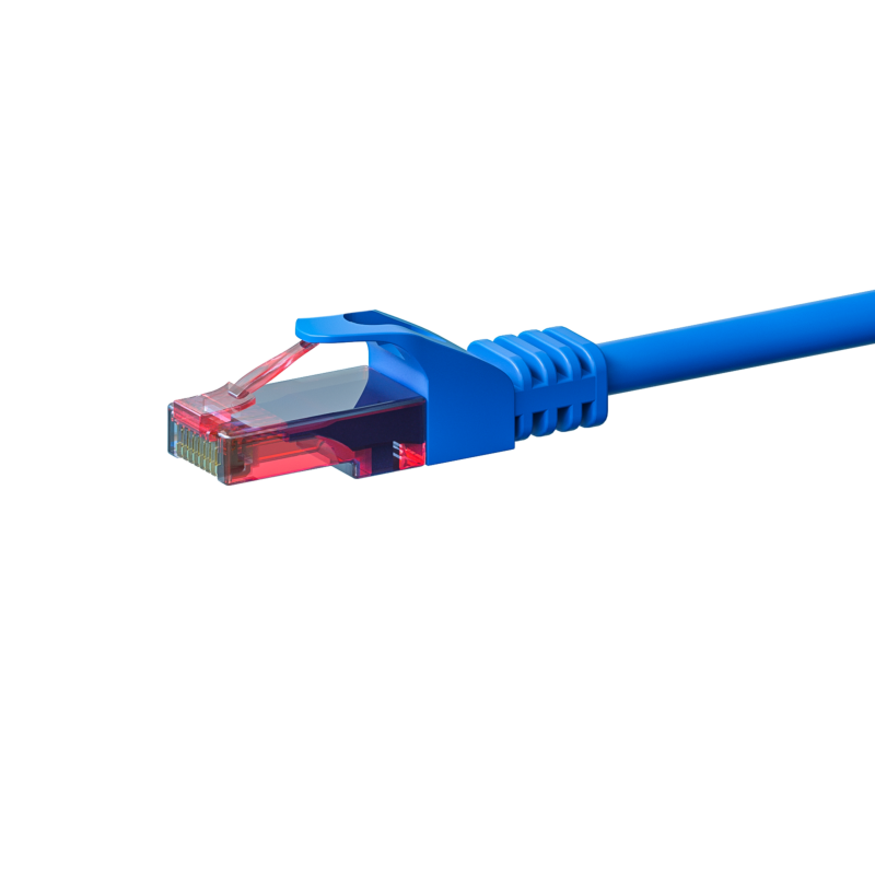UTP CAT6 patchkabel 0,15m blauw - 100% koper