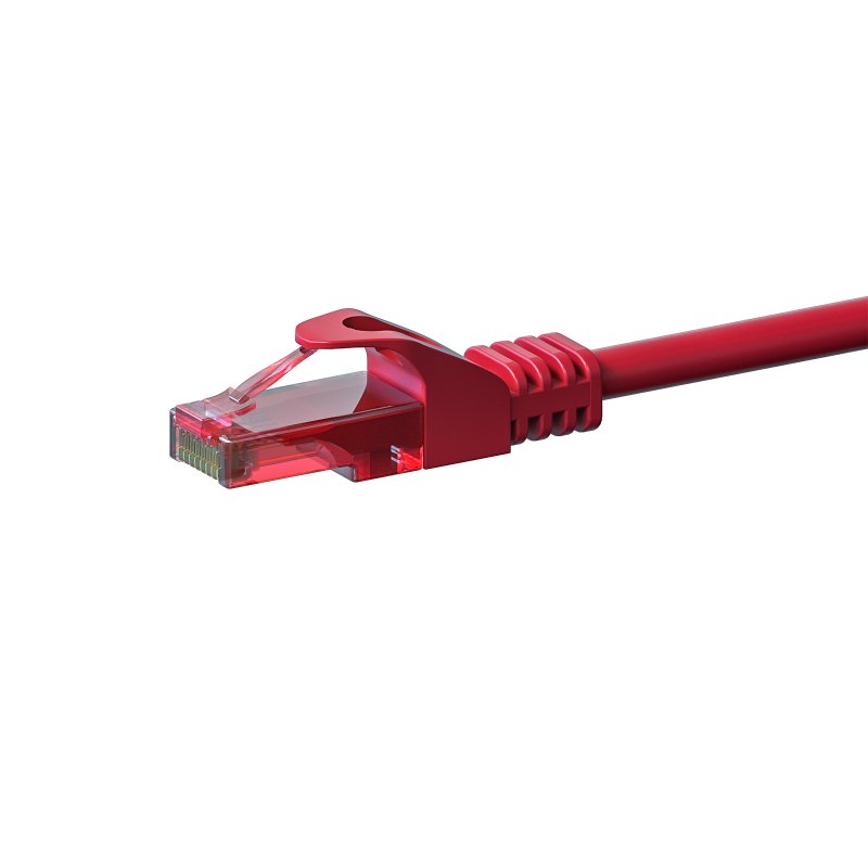 UTP CAT6 patchkabel 1,50m rood - 100% koper