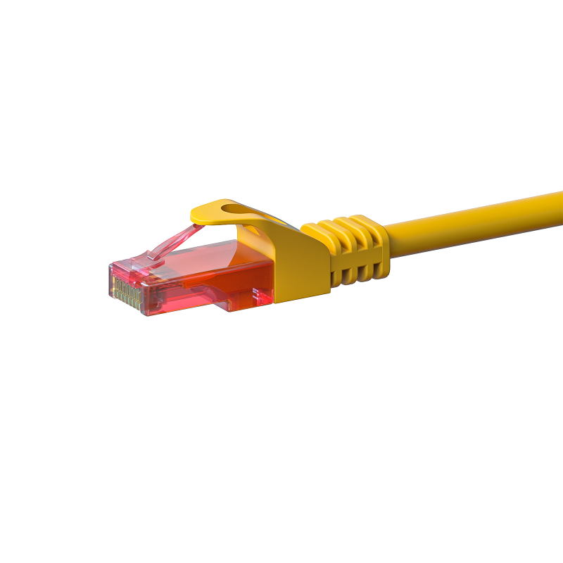 UTP CAT6 patchkabel 20m geel - 100% koper