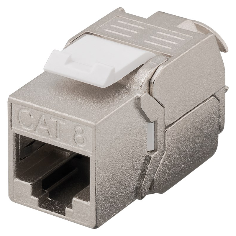 CAT8 STP Keystone Connector - Toolless