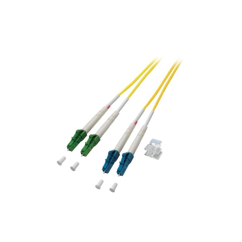 OS2 duplex glasvezel kabel LC/APC-LC 1m