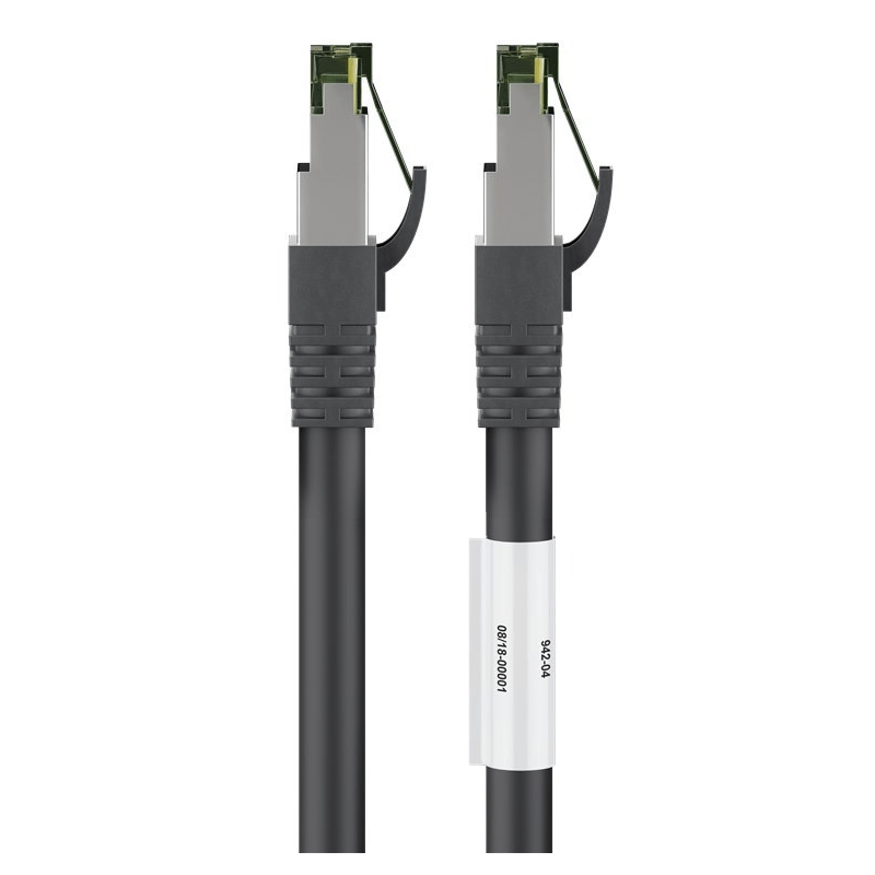 Cat8 S/FTP (PIMF) patchkabel 2m zwart