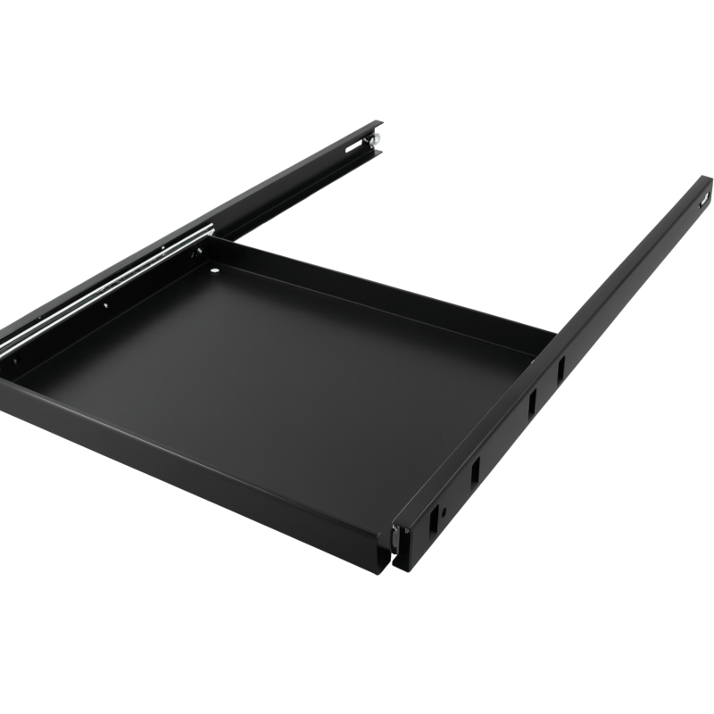 1U, 19 inch uitschuifbaar legbord, voor 1000mm diepe serverkasten