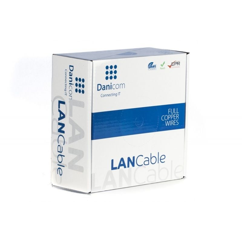 effectief halfrond parallel DANICOM CAT6 UTP 100m kabel op rol soepel - PVC (Fca) kopen? Slechts € 58,98