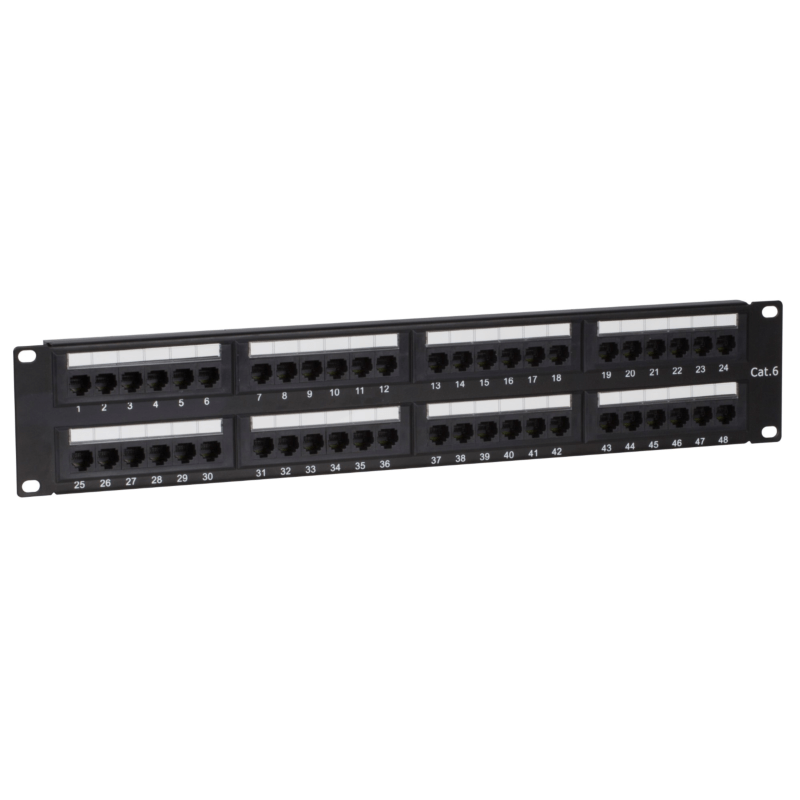 CAT6 UTP patchpaneel - 48 poorts