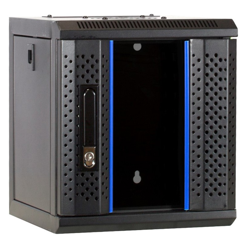 10 inch 4U serverkast met glazen deur 312x310x264mm (BxDxH)