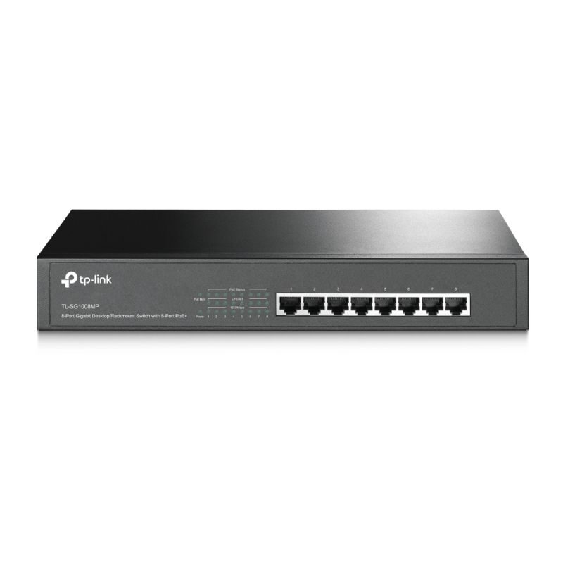 TP-Link 8-poorts SG1008MP unmanaged PoE switch