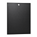 12U zijpaneel voor 10" serverkasten - 450mm diep met slot
