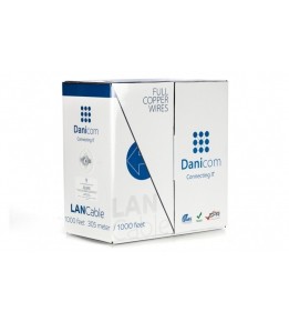Danicom Cat6a kabel op rol - 100% koper